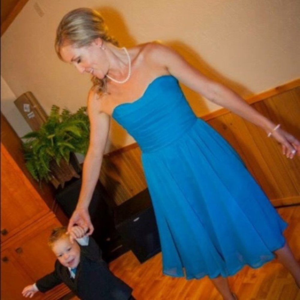 Angelina Faccenda by Mori Lee Strapless Dress